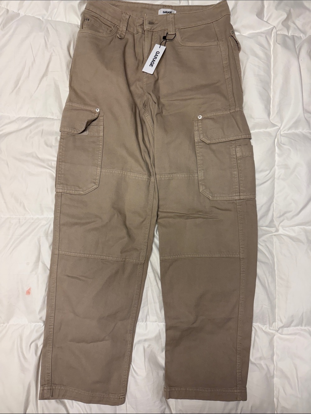 Garage Men's Khaki Cargo Pants